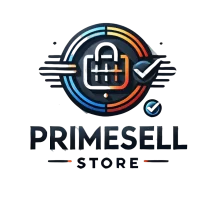 DALL·E 2024-11-20 12.47.38 - A sleek and professional logo design for 'PrimeSell.store', a modern e-commerce platform. The logo should feature a bold and futuristic sans-serif fon